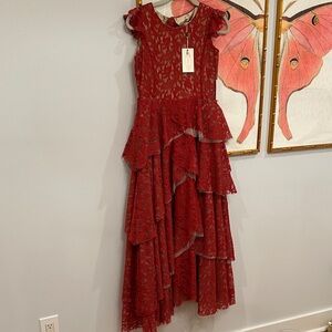Joyfolie Scarlet Lace Dress